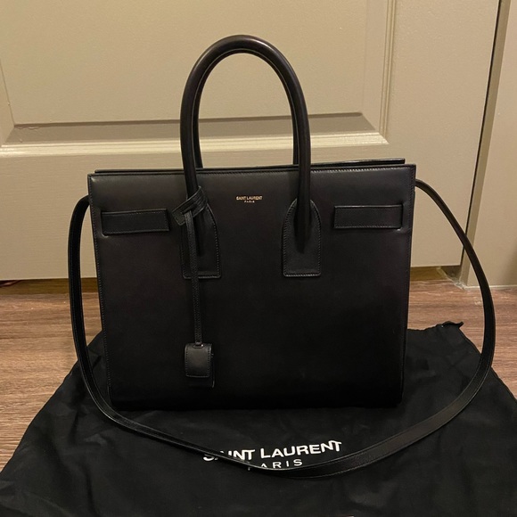 Saint Laurent small black Sac Du Jour bag - Picture 1 of 16